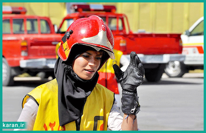 استخدام آتش نشان